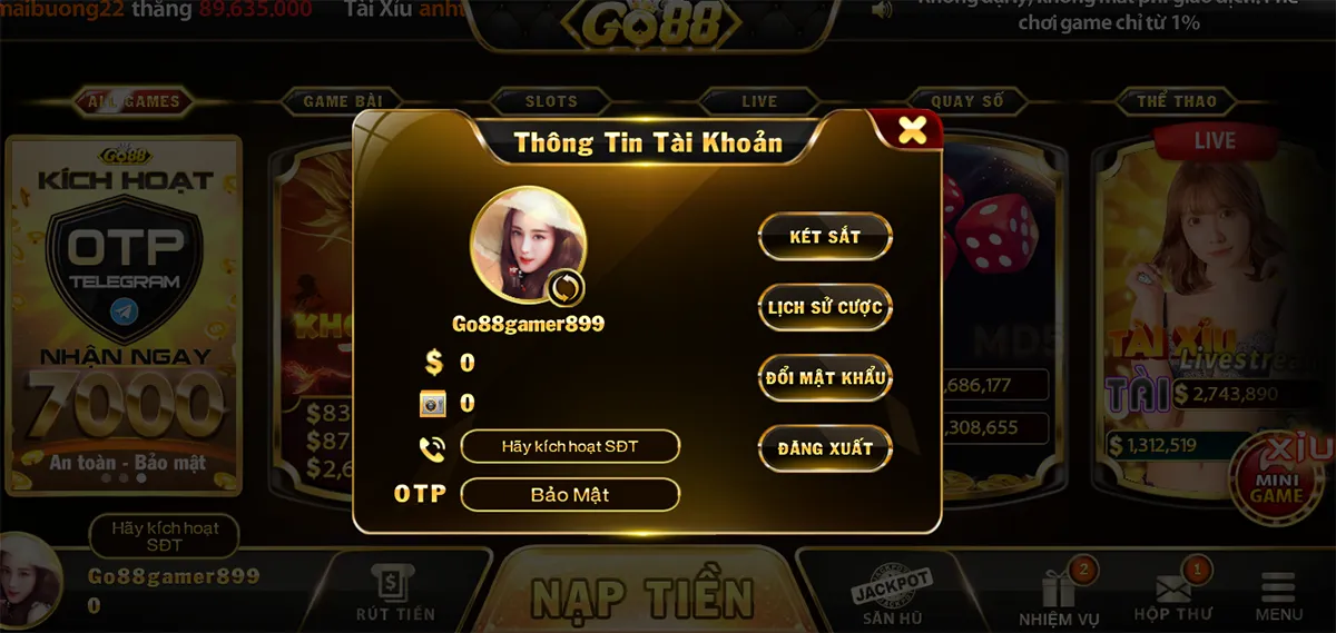 Go88 bảo mật tuyệt đối thông tin người chơi